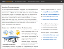 Tablet Screenshot of outdoor-tischtennisplatte.de